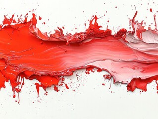 Abstract paint splashes