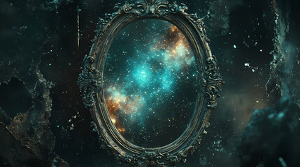 mysterious vintage mirror