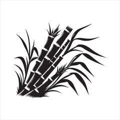 Sugarcane Vector Illustration for Agricultural and Food Design