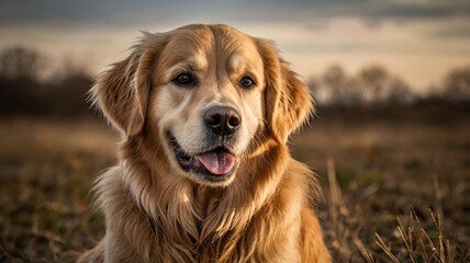 Obraz premium golden retriever dog