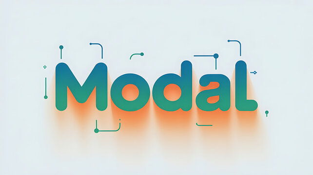 Dynamic Modern Typography Design for Bright Digital Branding and Creative Advertising, modal