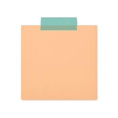 Pastel Apricot Sticky Note