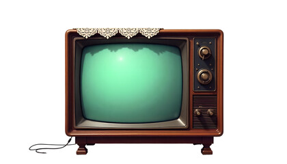 TV or television with transparent background.