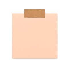 Fototapeta premium Coral Sticky Note