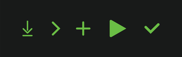 Obraz premium tick mark icon set button correct right wrong buttons 