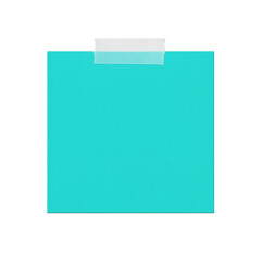 Turquoise Sticky Note