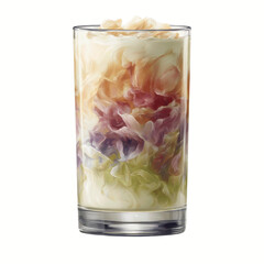 Ethereal Floral Latte Creamy Dream in a Glass