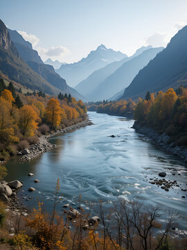 Autunno sul Fiume Tirino nel Parco Nazionale del Gran Sasso - Capestrano (AQ)