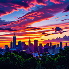 Fototapeta premium Sunset