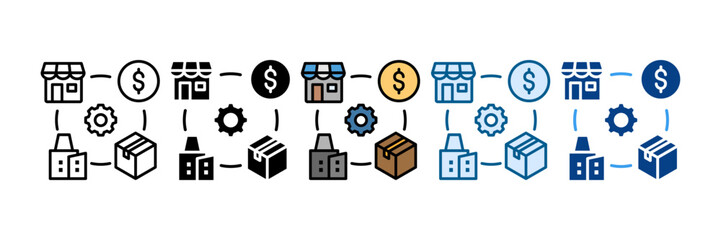 Critical Business Icon Set Multiple Style Collection