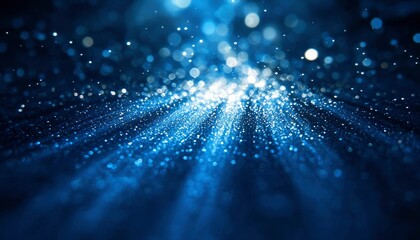 Sparkling blue lights