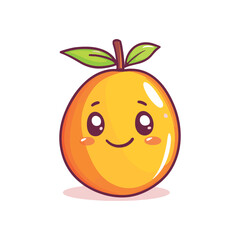 mascot mango cute vector design