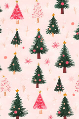 Obraz premium Cartoon Romantic Christmas Snowman Illustration