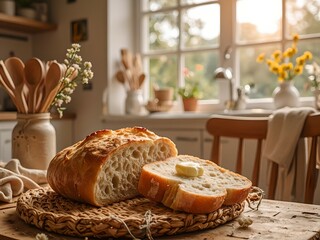 Minimalist Food and Drink Collection with Natural Light and Rustic Style