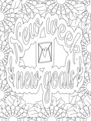 Stress Relief Coloring Pages - Adult. Motivational Swear Words Coloring Pages.
