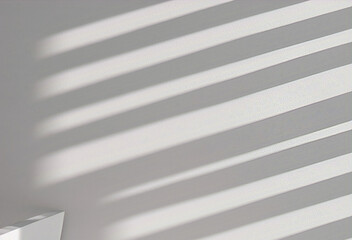 Shadows of a window at white background 