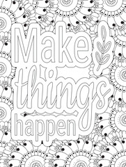 Stress Relief Coloring Pages - Adult. Motivational Swear Words Coloring Pages.
