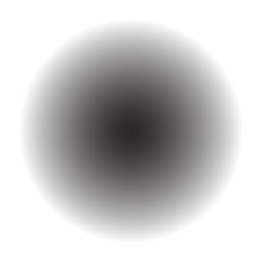 black circle blurred shadow element
