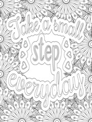 Stress Relief Coloring Pages - Adult. Motivational Swear Words Coloring Pages.
