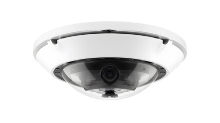 Security Camera on isolated white background 