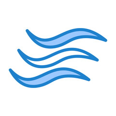 Fototapeta premium Wave Icon