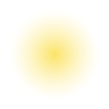 yellow circle blurred shadow element