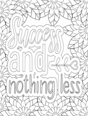 Naklejka premium Stress Relief Coloring Pages - Adult. Motivational Swear Words Coloring Pages. 