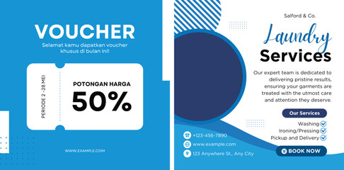 50% Off Laundry Services Voucher Get Clean Clothes Now!