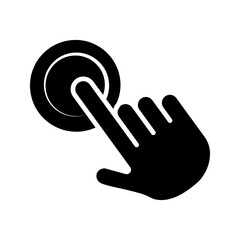 Crusor icon on white background