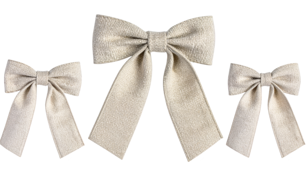 Festive green and black plaid bows, a touch of classic holiday elegance for gifts decor