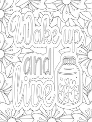 Stress Relief Coloring Pages - Adult. Motivational Swear Words Coloring Pages.
