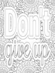 Stress Relief Coloring Pages - Adult. Motivational Swear Words Coloring Pages.
