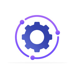 glyph icons, colored flat vectors. modern and minimalist design.