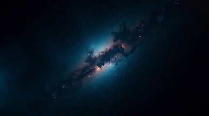 Close-up beautiful galaxy, dreamlike imagery, fantastical elements