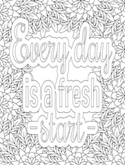 Stress Relief Coloring Pages - Adult. Motivational Swear Words Coloring Pages.