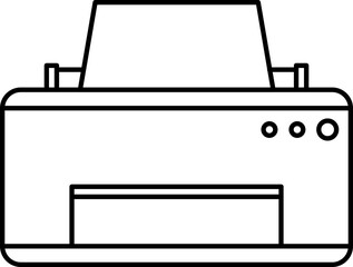 Outline Printer Icon