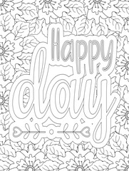 Stress Relief Coloring Pages - Adult. Motivational Swear Words Coloring Pages.