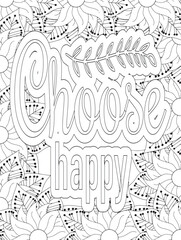 Stress Relief Coloring Pages - Adult. Motivational Swear Words Coloring Pages.