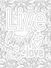 Stress Relief Coloring Pages - Adult. Motivational Swear Words Coloring Pages.