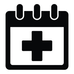 Medical Appointment Calendar Icon