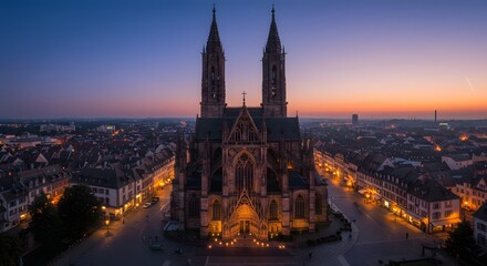 Obraz premium Cathedral at Dusk