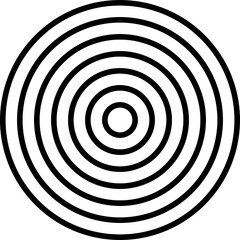 Dynamic lines and circles. Technology concept