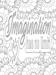Stress Relief Coloring Pages - Adult. Motivational Swear Words Coloring Pages.