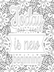 Stress Relief Coloring Pages - Adult. Motivational Swear Words Coloring Pages.