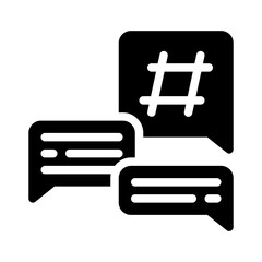 online community glyph icon
