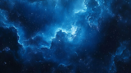 Obraz premium Deep space nebulae display swirling cosmic clouds.