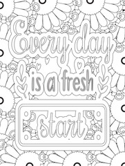 Stress Relief Coloring Pages - Adult. Motivational Swear Words Coloring Pages.