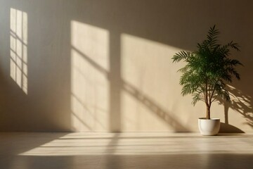 Fototapeta premium empty room with a window