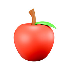 Red Apple Illustration