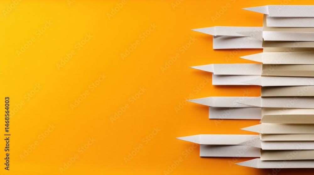 Poster stack of paper airplanes representing delta divergence confirmation in order flow mismatch trading c